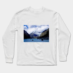 High altitude kayaking in the Andes Long Sleeve T-Shirt